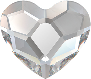 FlatBack Heart Rhinestones